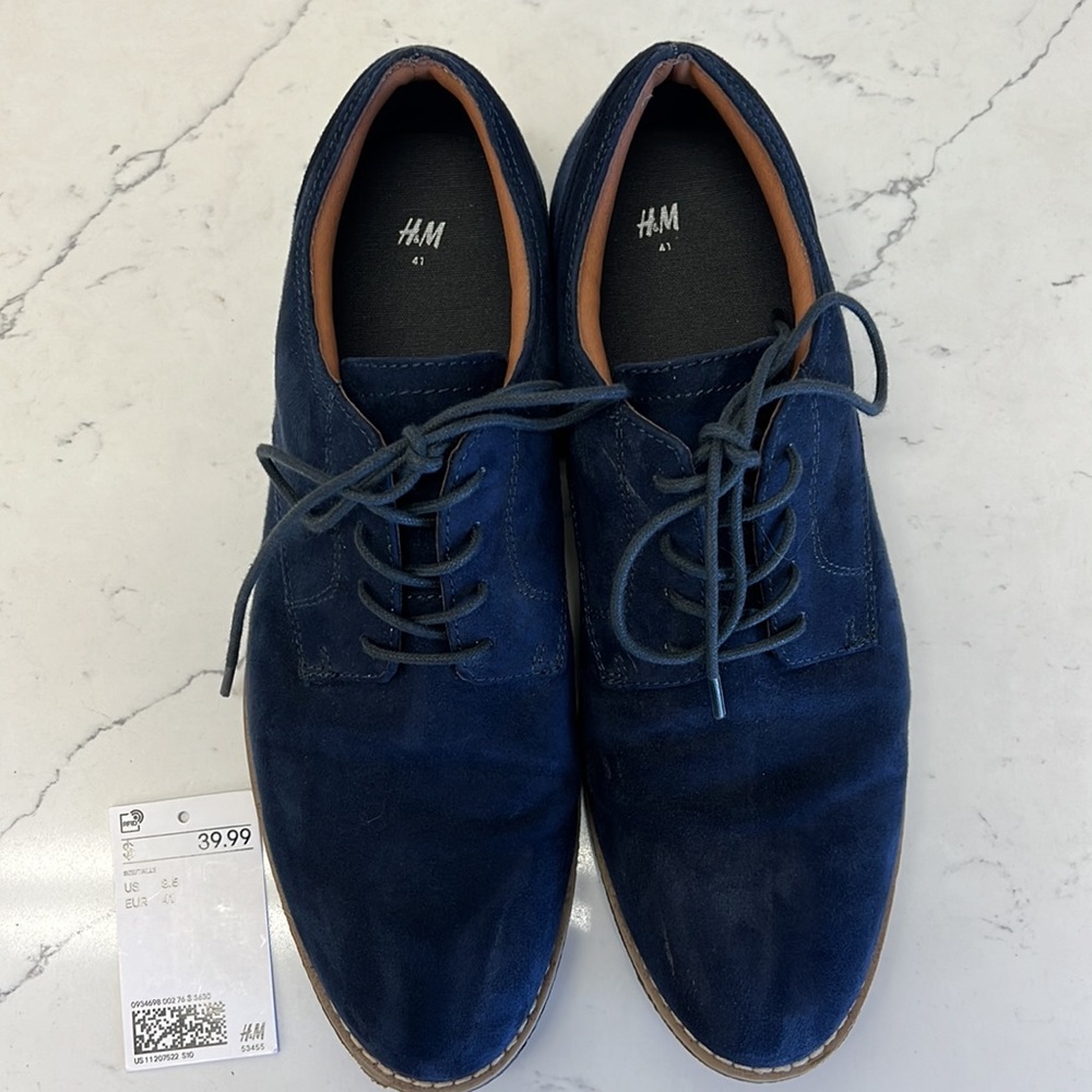 Almost NEW H&M Men Suede Shoes- size 41